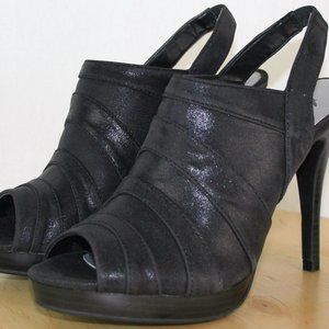 Fioni Women High Heel Shoes Black Size 8